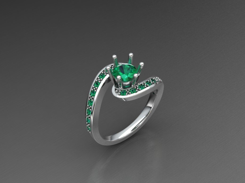 8 rings 3D print model_5