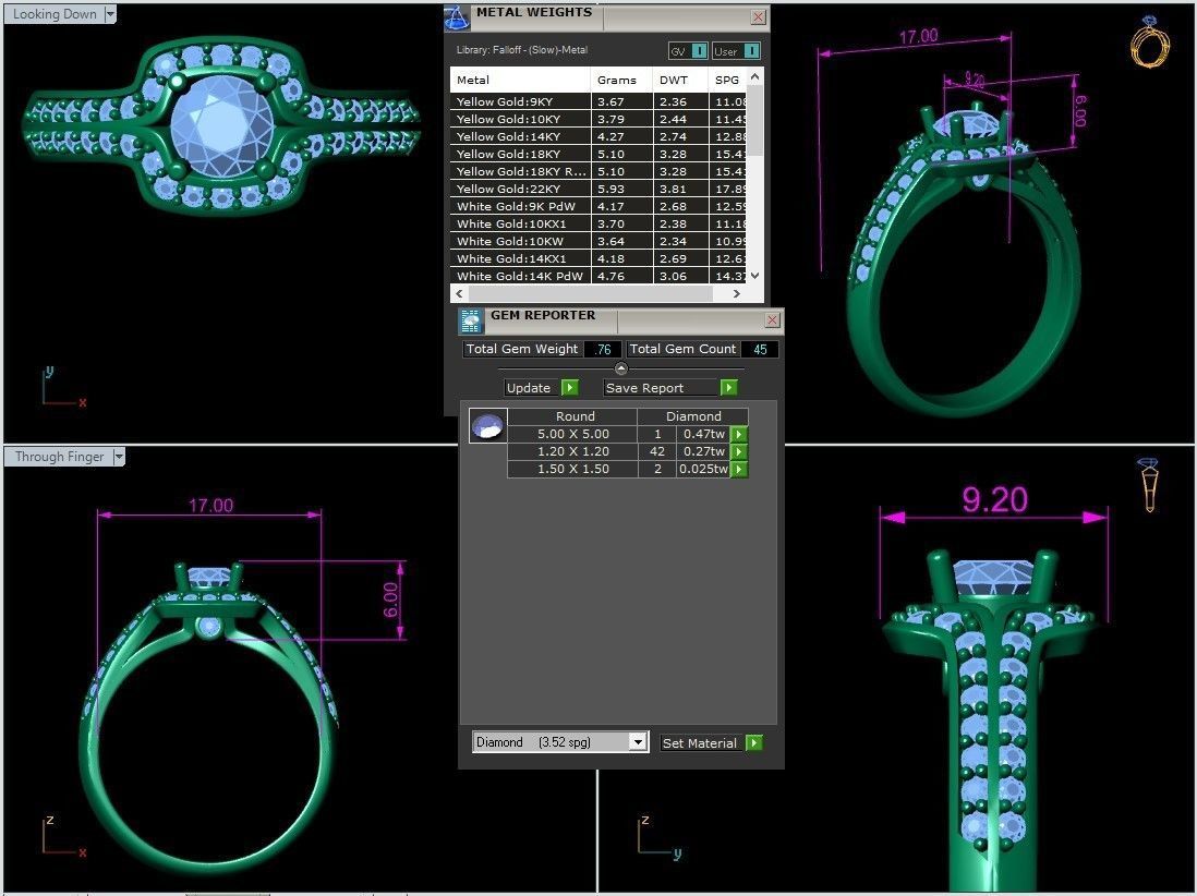 8 rings 3D print model_20