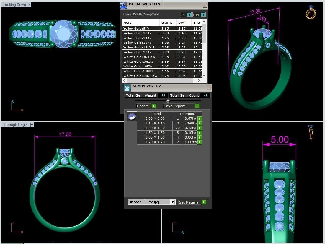 8 rings 3D print model_19