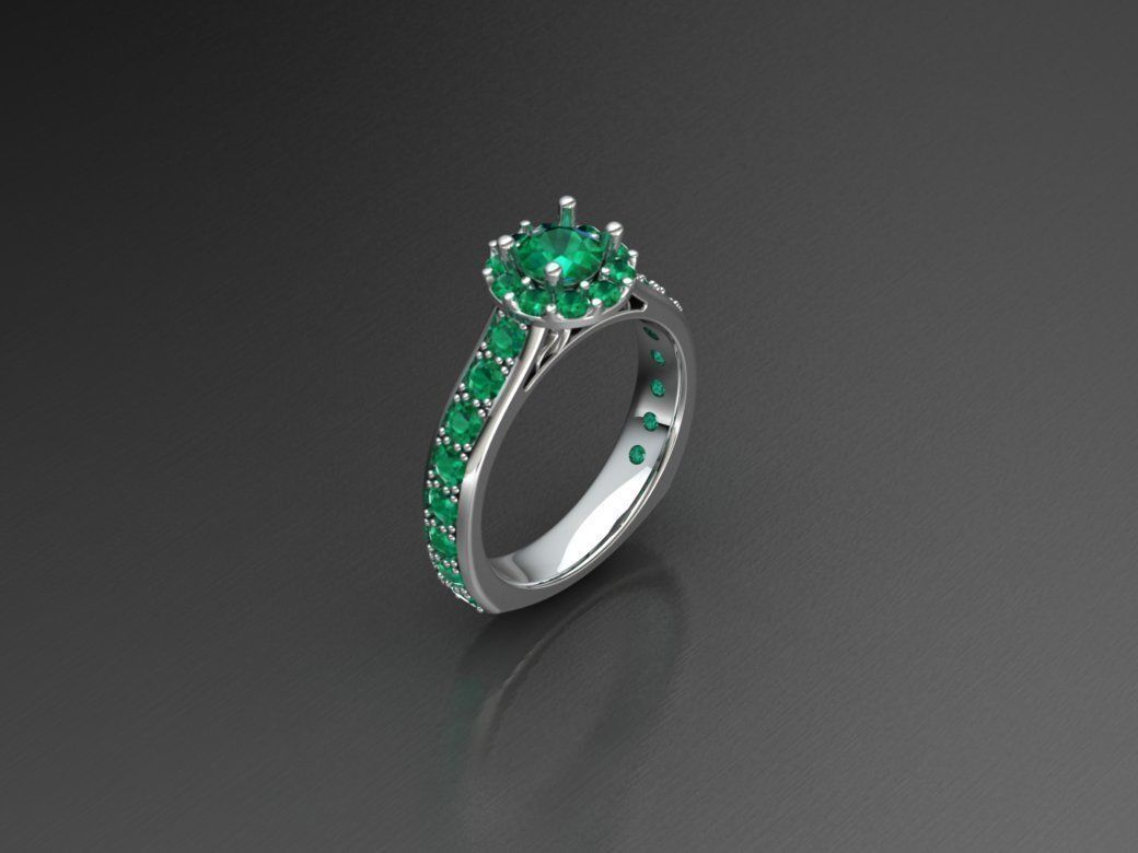 8 rings 3D print model_13