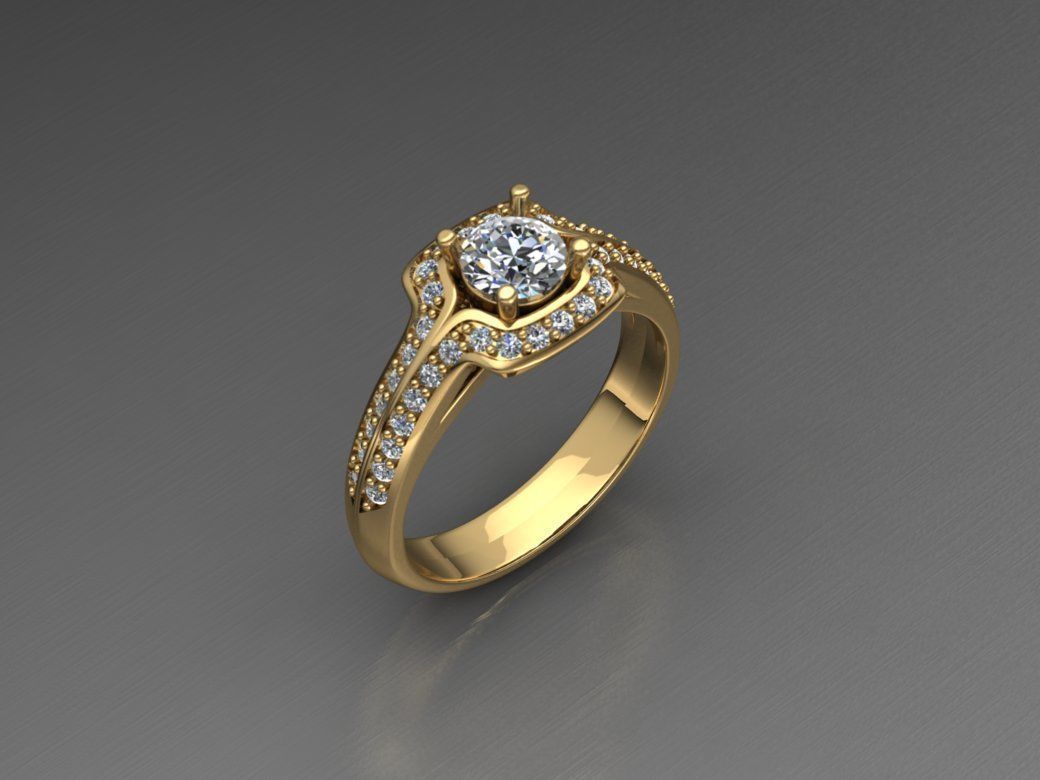 8 rings 3D print model_4