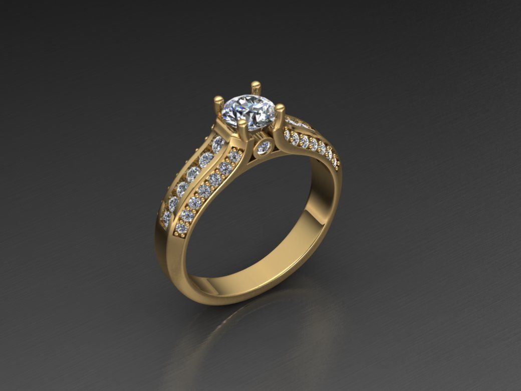 8 rings 3D print model_2