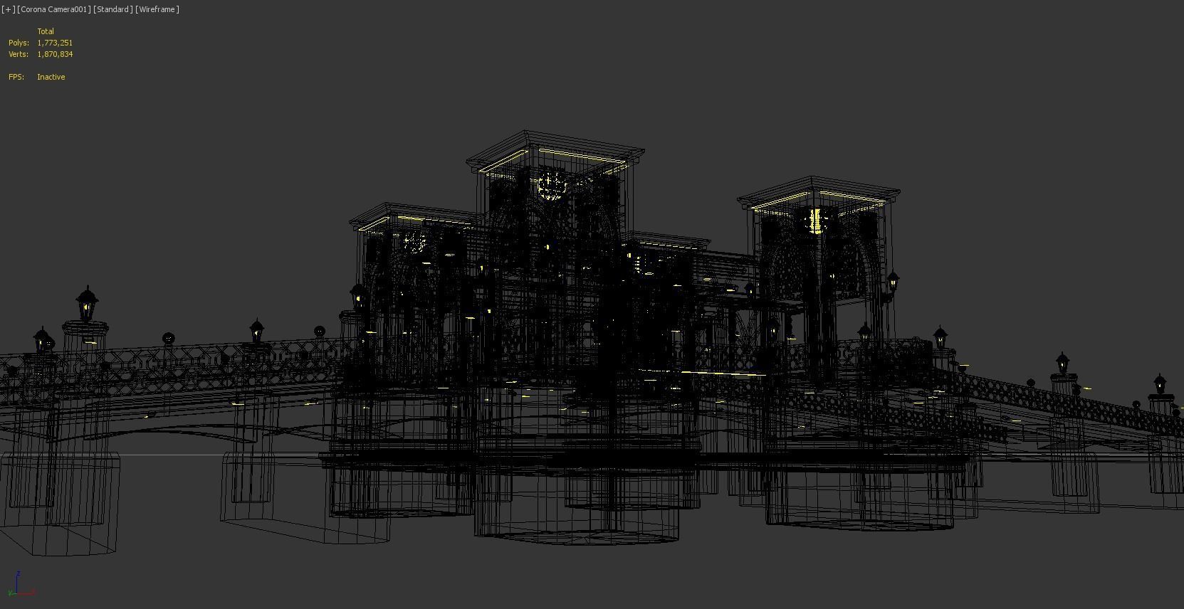 Souk Al Bahar Bridge 3D model_4