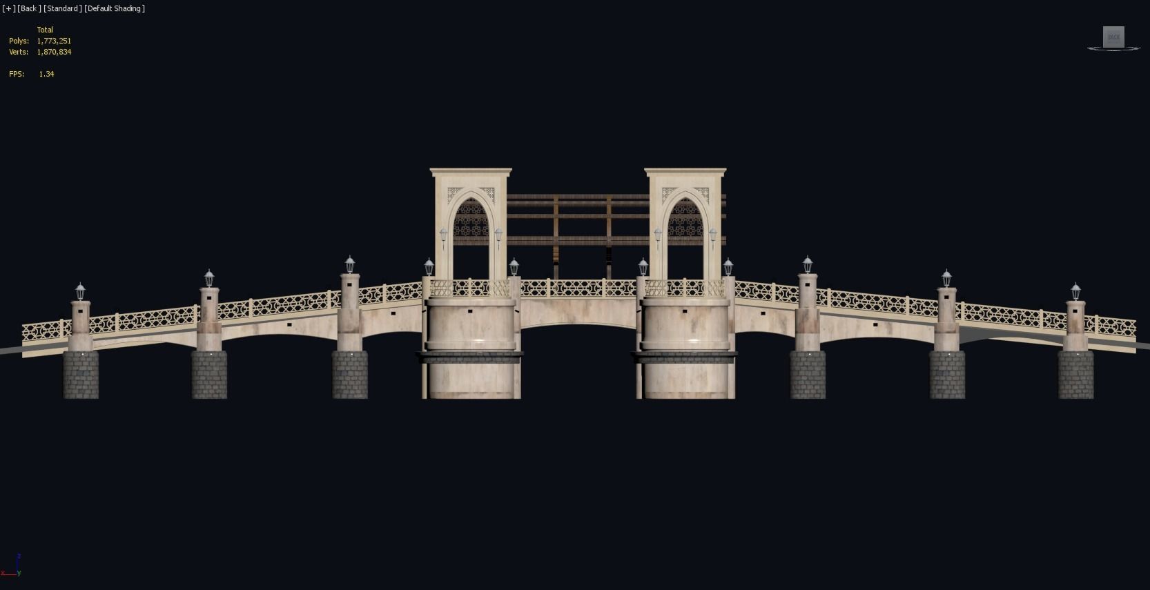 Souk Al Bahar Bridge 3D model_5