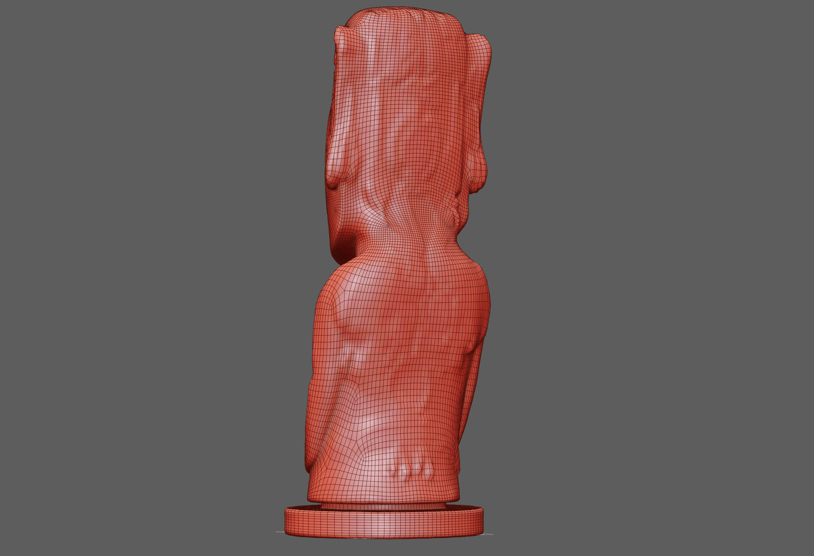 Moai Ultimate Low-poly 3D model_15