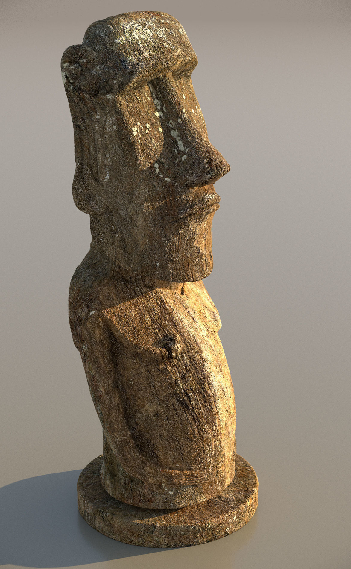 Moai Ultimate Low-poly 3D model_2
