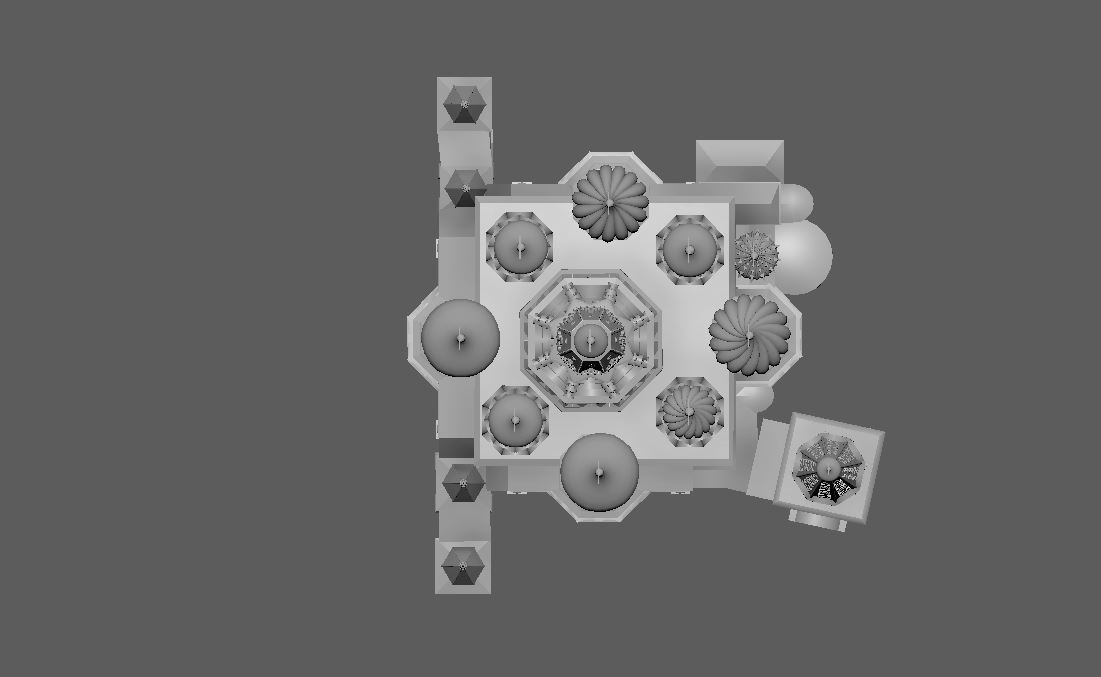 Saint Basil Cathedral A Wonder of Moscow Architecture Low-poly 3D model_12