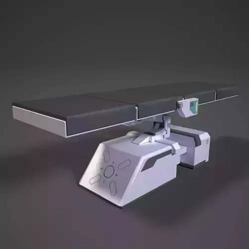 Operation Table - Game Ready Low-poly 3D model