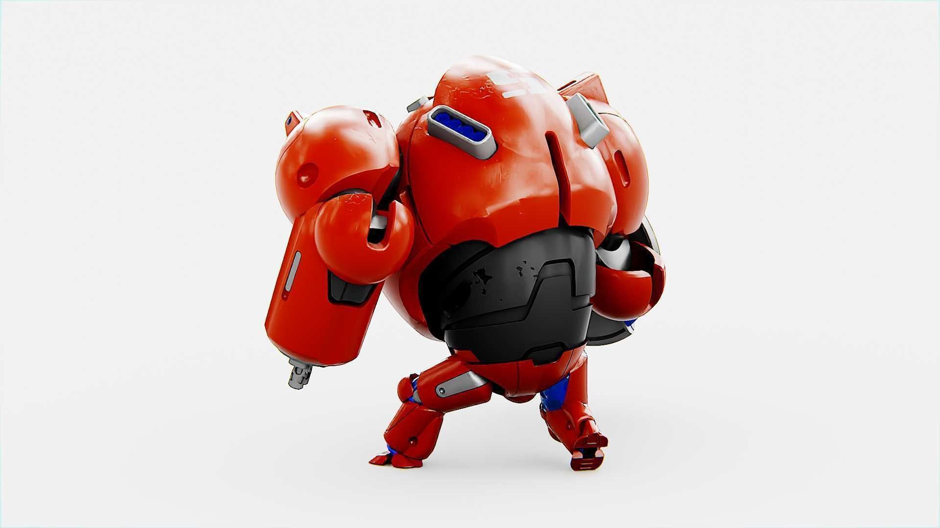 BATTLE DROID OMNIOUS  Rigged for Unreal Engine - Unity - MIXAMO  3D model_27