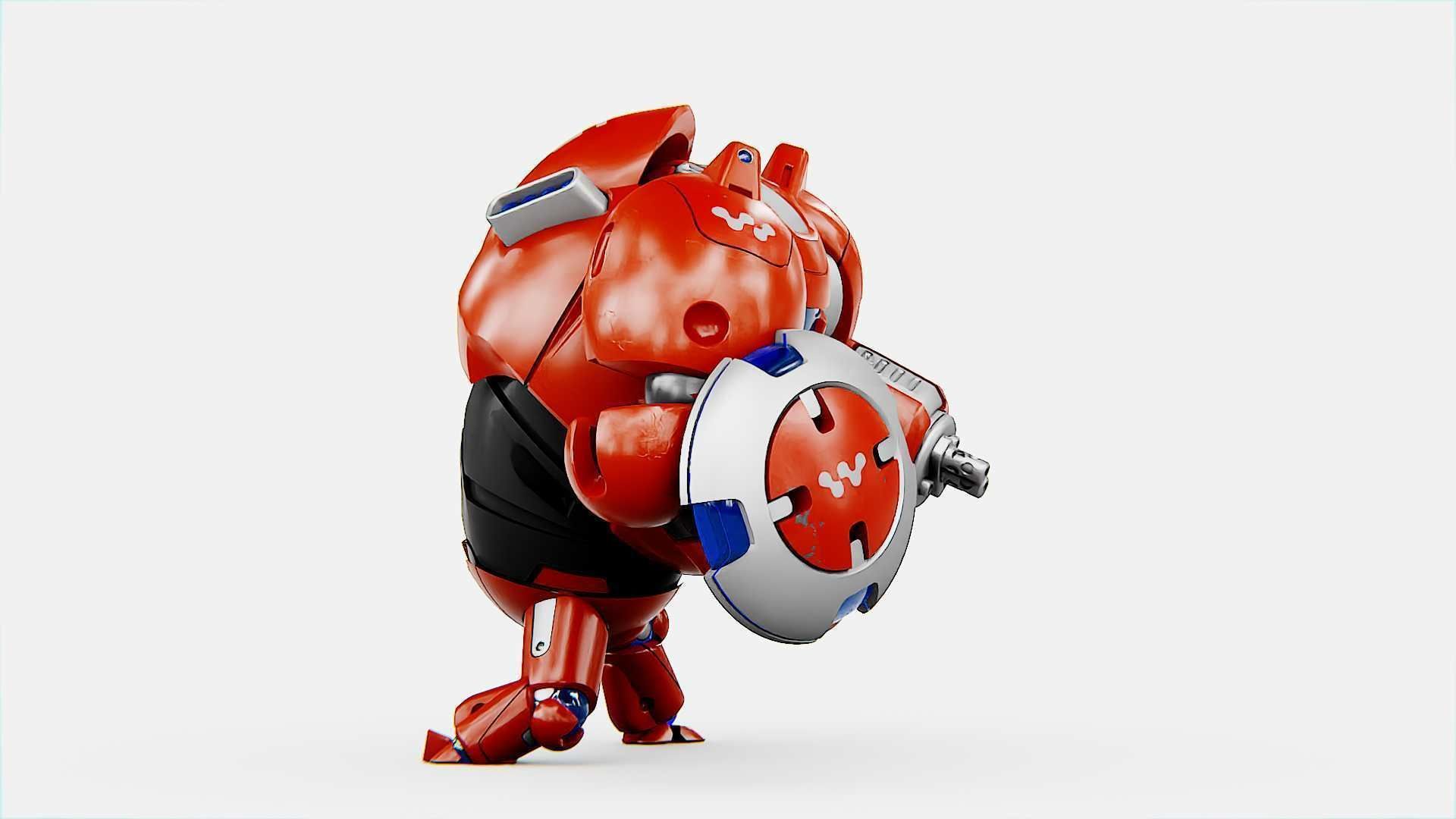 BATTLE DROID OMNIOUS  Rigged for Unreal Engine - Unity - MIXAMO  3D model_12