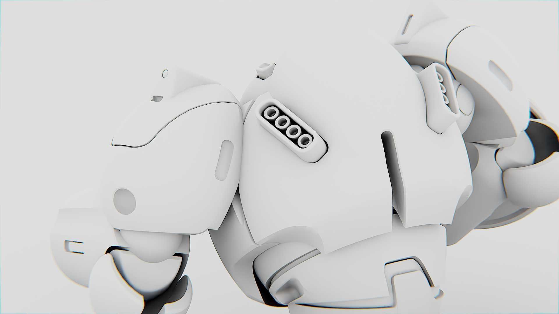 BATTLE DROID OMNIOUS  Rigged for Unreal Engine - Unity - MIXAMO  3D model_35