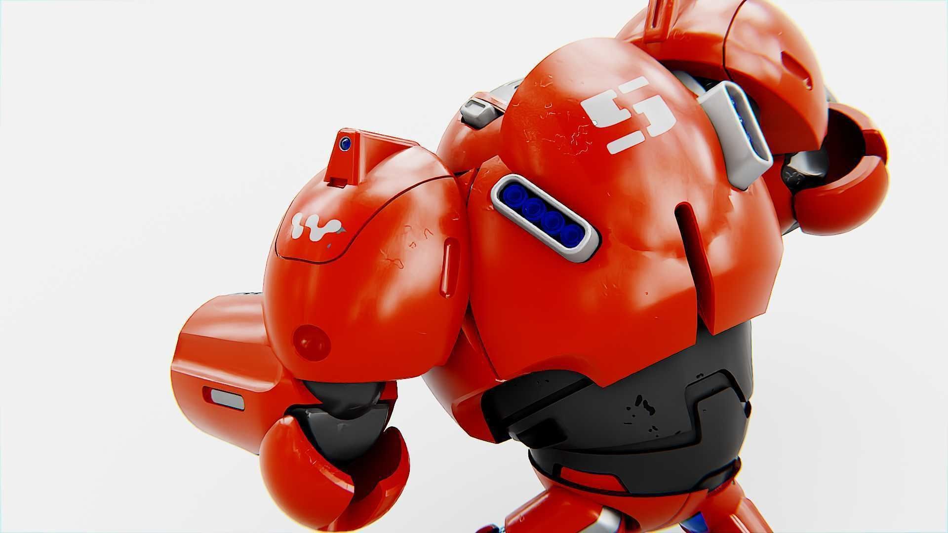 BATTLE DROID OMNIOUS  Rigged for Unreal Engine - Unity - MIXAMO  3D model_16