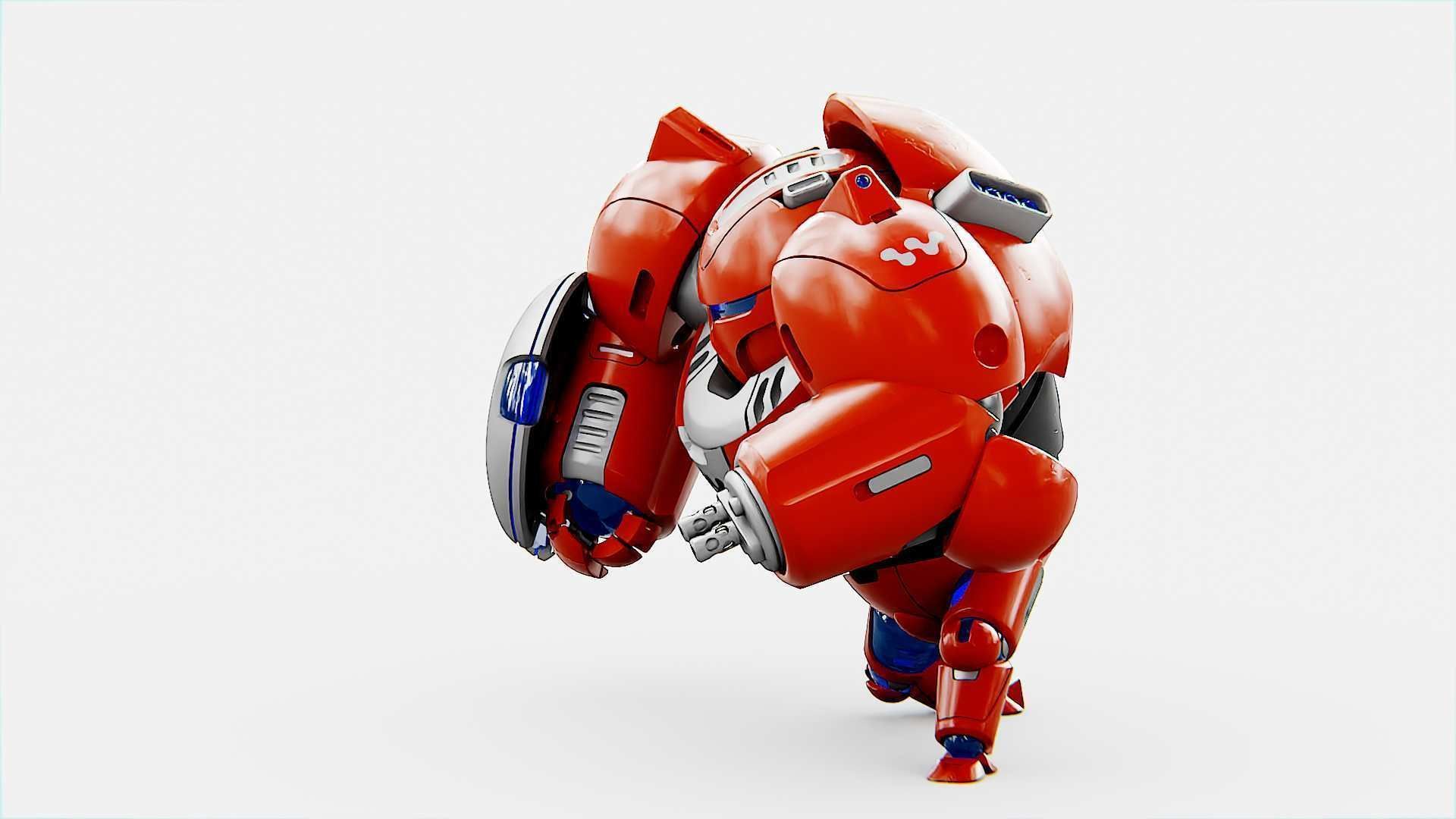 BATTLE DROID OMNIOUS  Rigged for Unreal Engine - Unity - MIXAMO  3D model_6