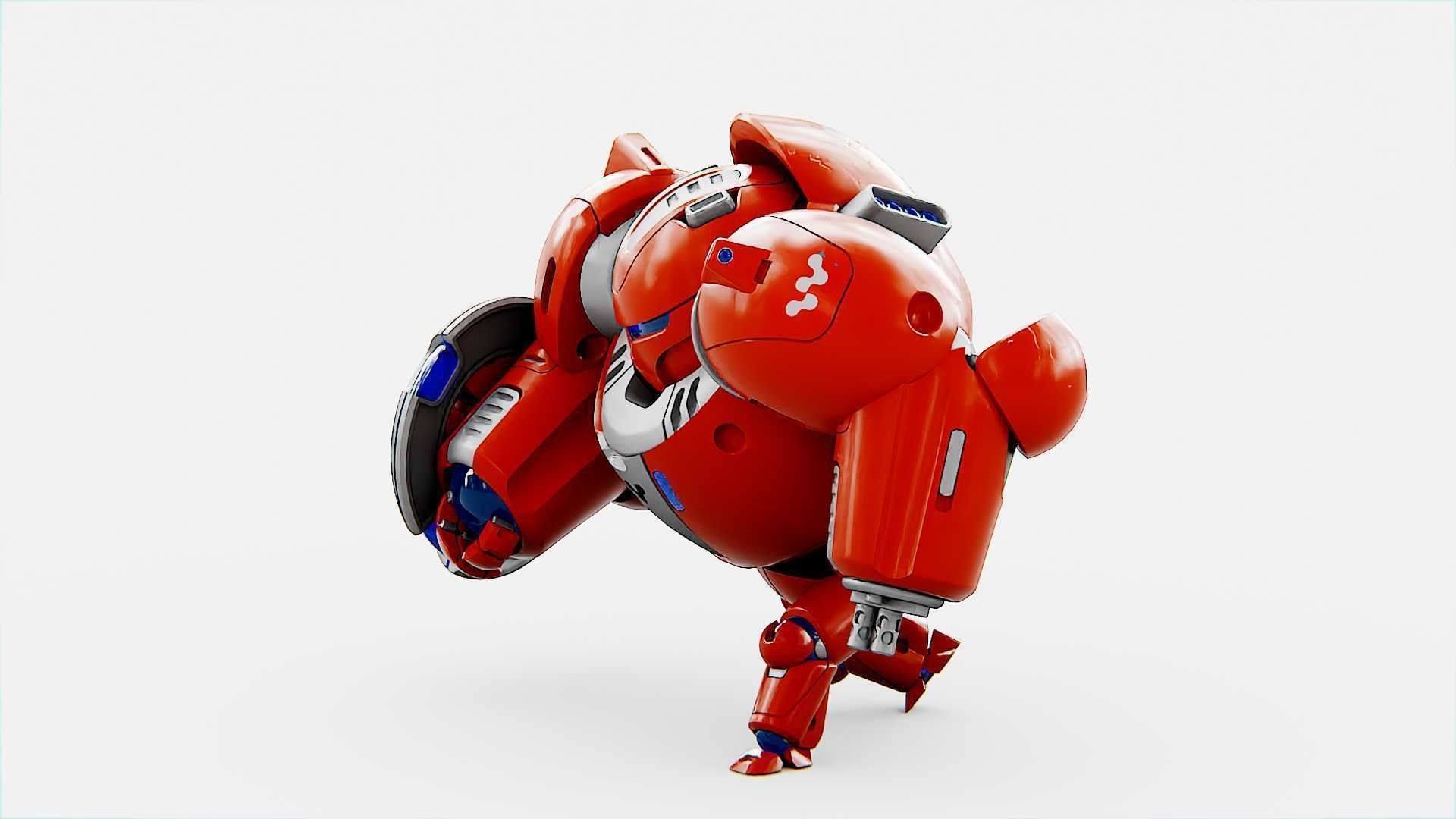 BATTLE DROID OMNIOUS  Rigged for Unreal Engine - Unity - MIXAMO  3D model_26