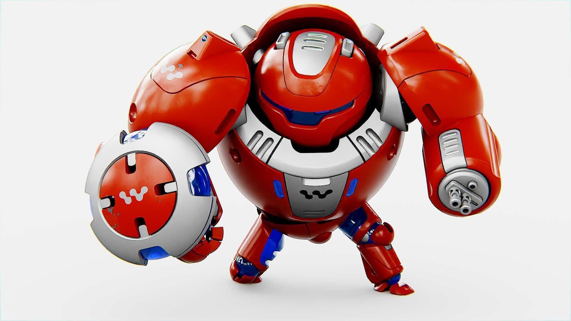 BATTLE DROID OMNIOUS  Rigged for Unreal Engine - Unity - MIXAMO  3D model_18