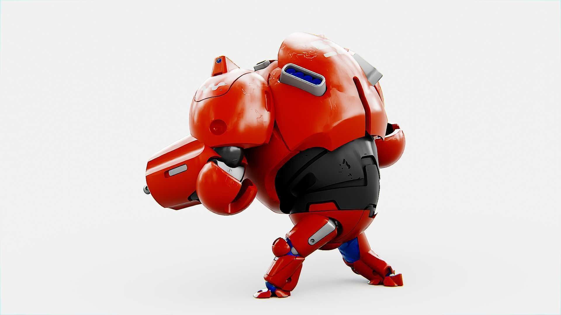 BATTLE DROID OMNIOUS  Rigged for Unreal Engine - Unity - MIXAMO  3D model_8