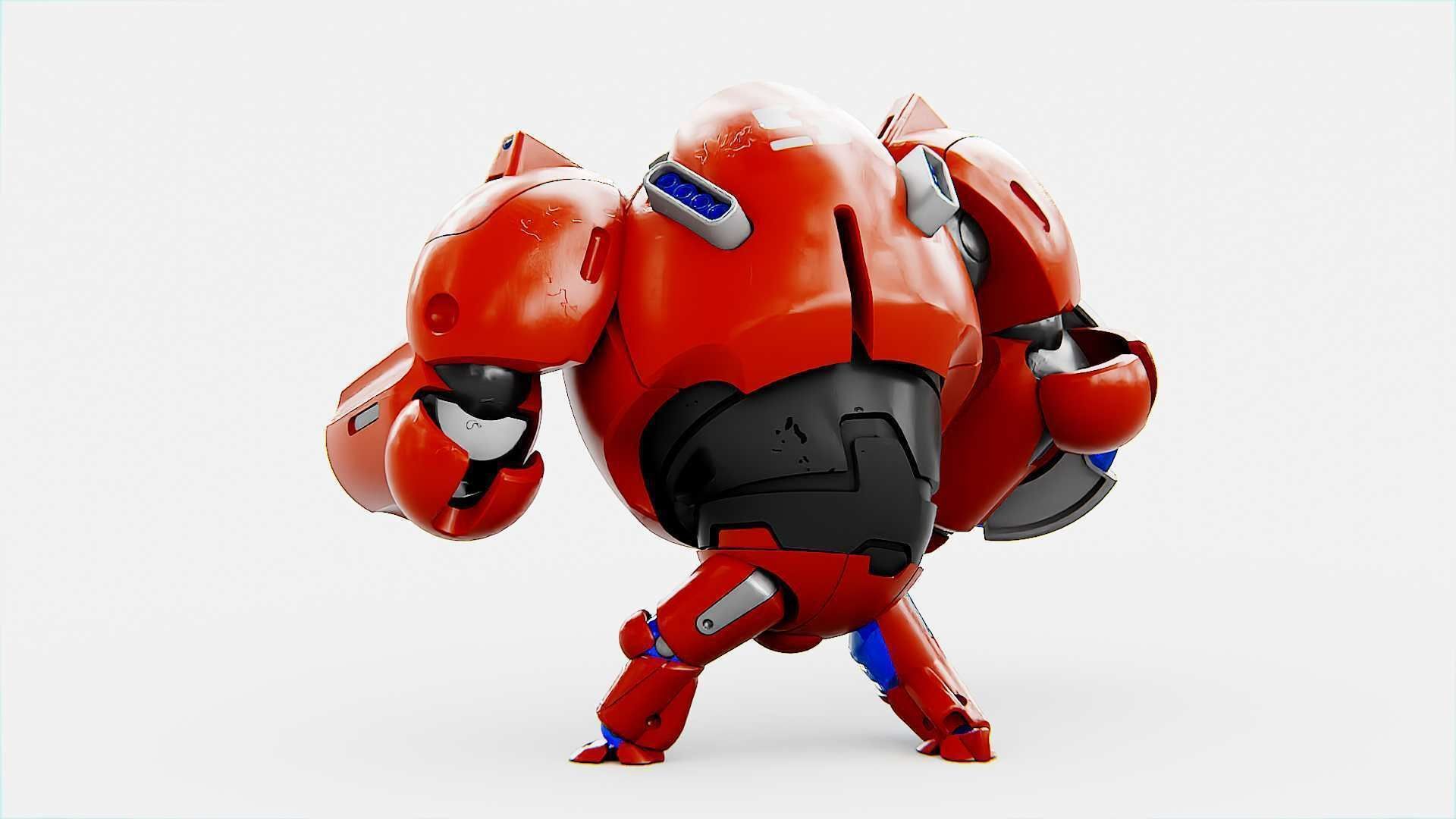 BATTLE DROID OMNIOUS  Rigged for Unreal Engine - Unity - MIXAMO  3D model_9