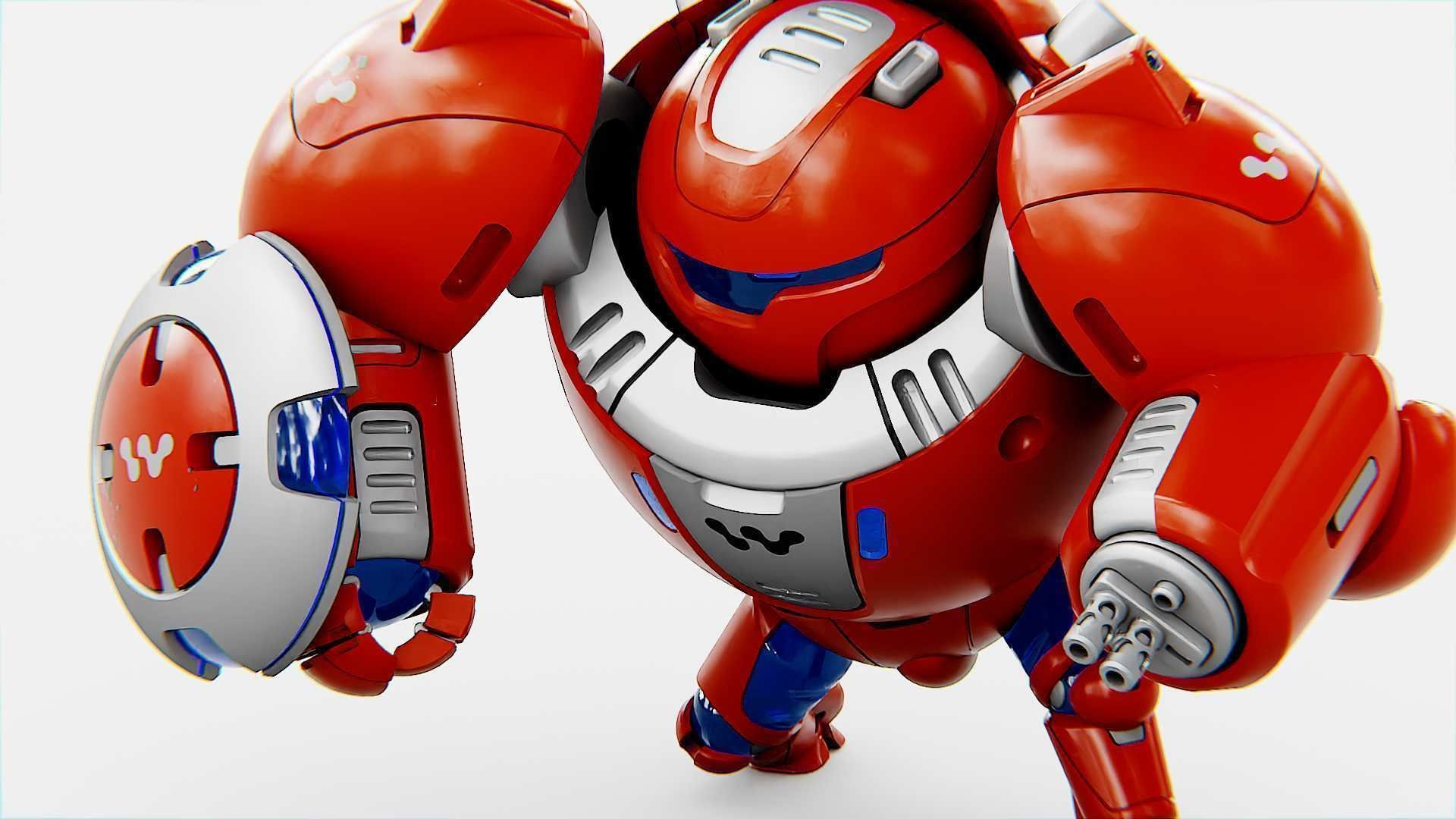 BATTLE DROID OMNIOUS  Rigged for Unreal Engine - Unity - MIXAMO  3D model_15