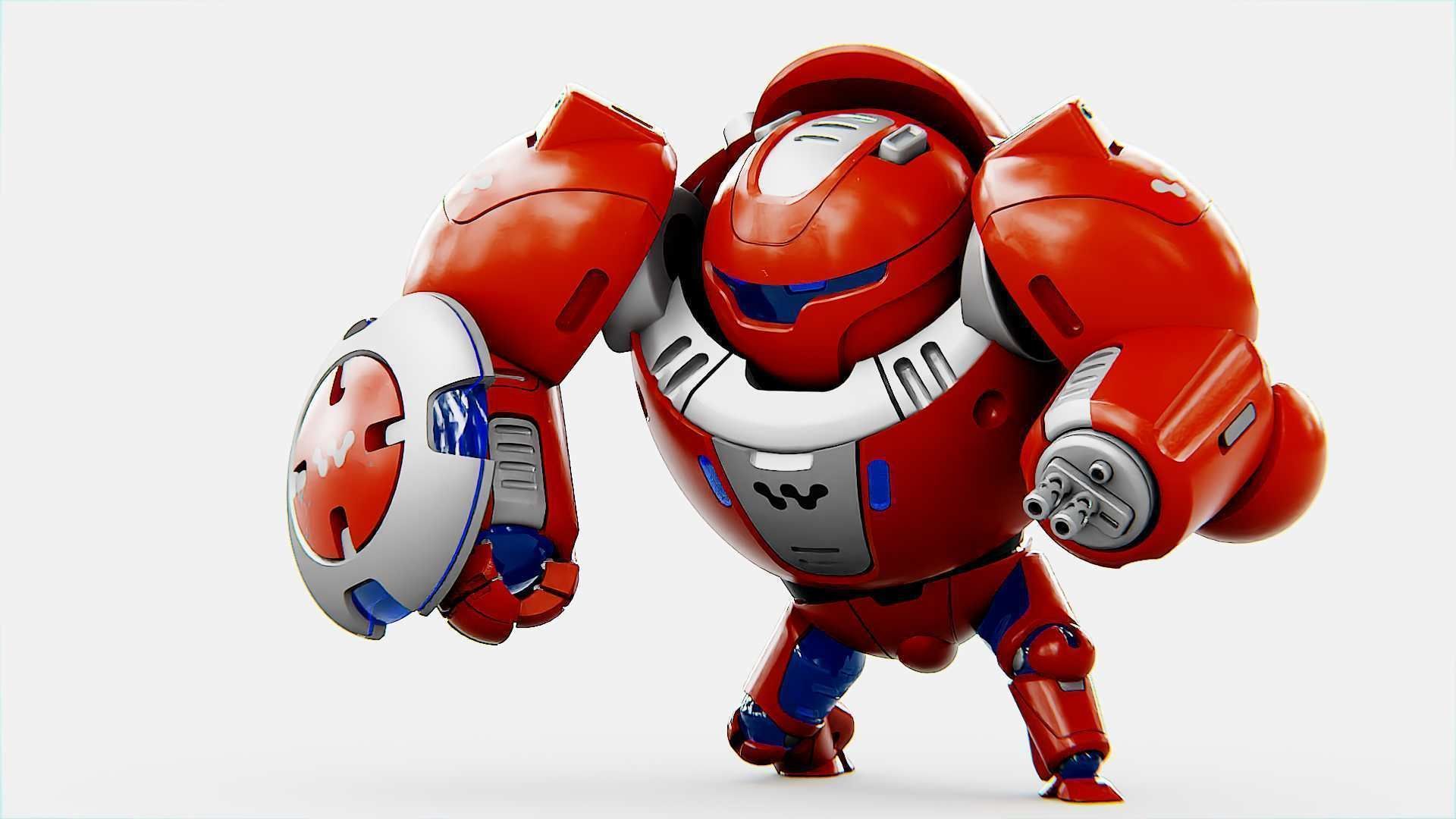 BATTLE DROID OMNIOUS  Rigged for Unreal Engine - Unity - MIXAMO  3D model_4