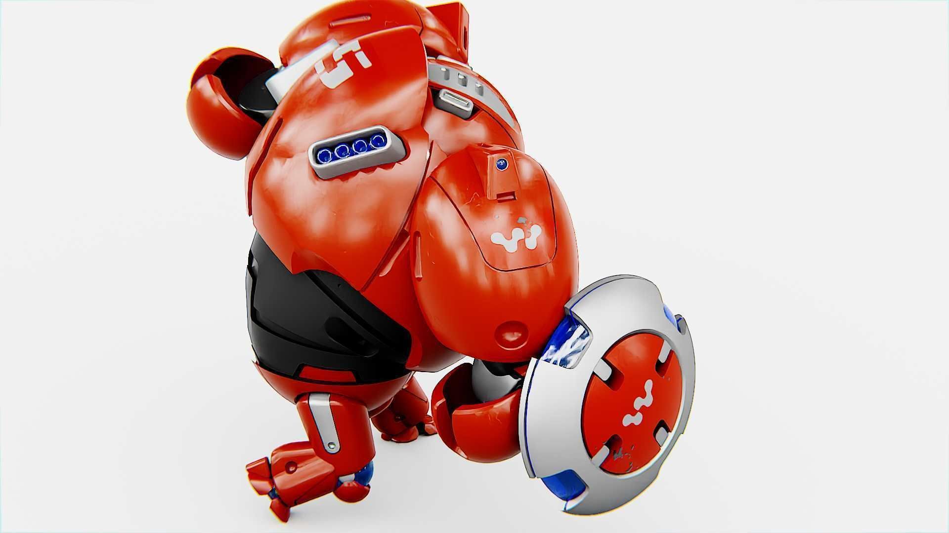 BATTLE DROID OMNIOUS  Rigged for Unreal Engine - Unity - MIXAMO  3D model_28