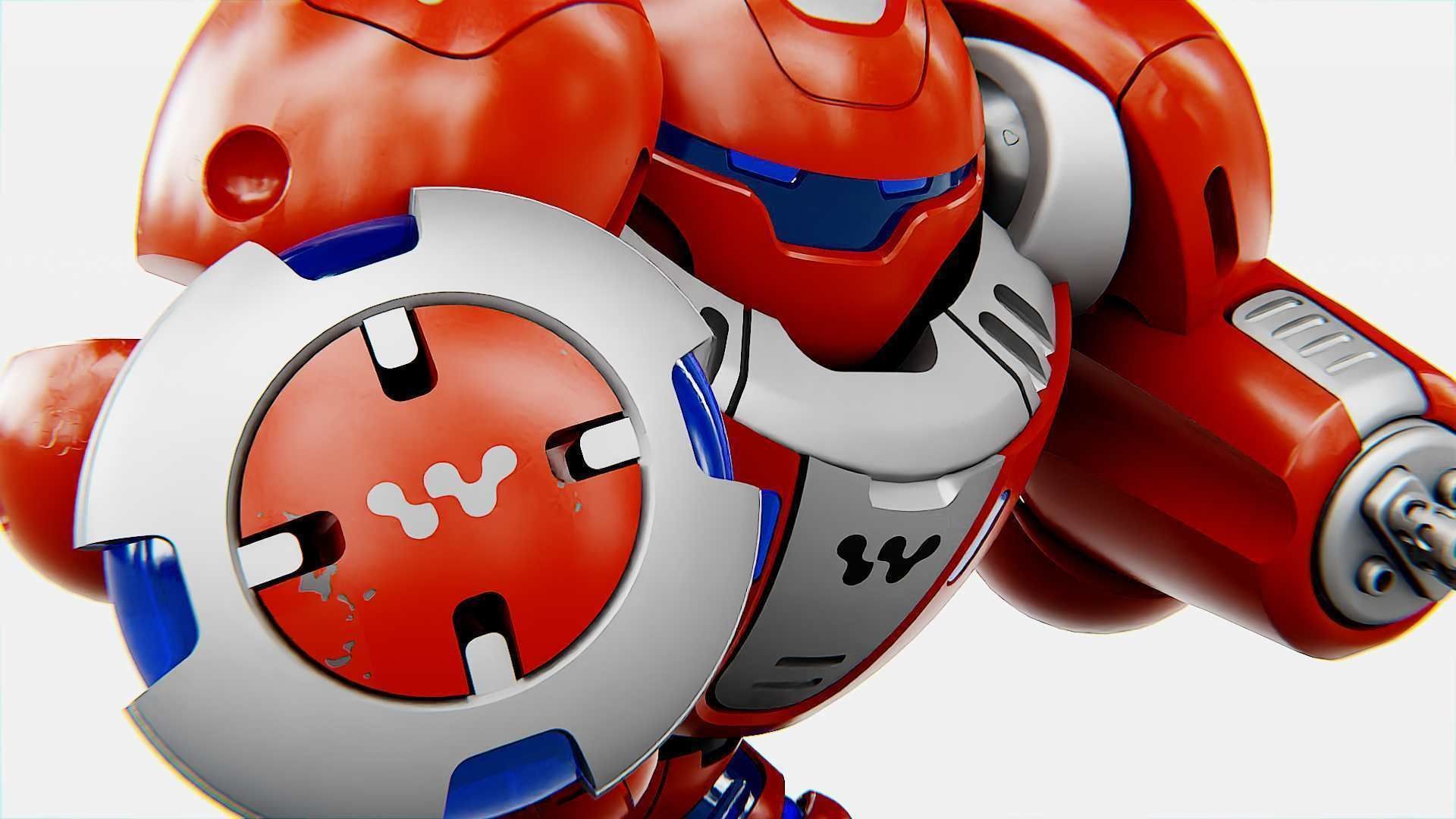 BATTLE DROID OMNIOUS  Rigged for Unreal Engine - Unity - MIXAMO  3D model_17