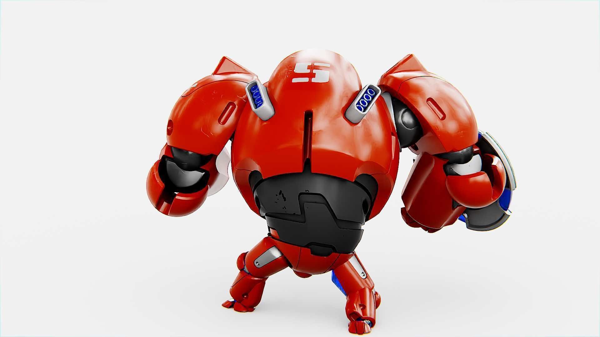 BATTLE DROID OMNIOUS  Rigged for Unreal Engine - Unity - MIXAMO  3D model_19