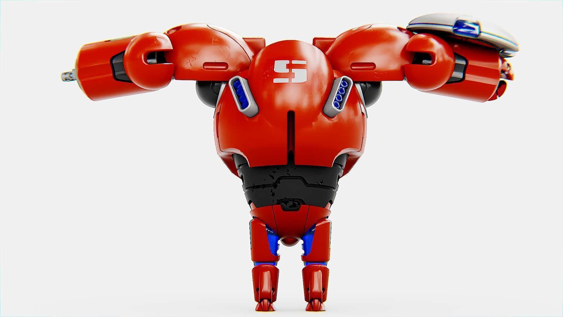 BATTLE DROID OMNIOUS  Rigged for Unreal Engine - Unity - MIXAMO  3D model_24