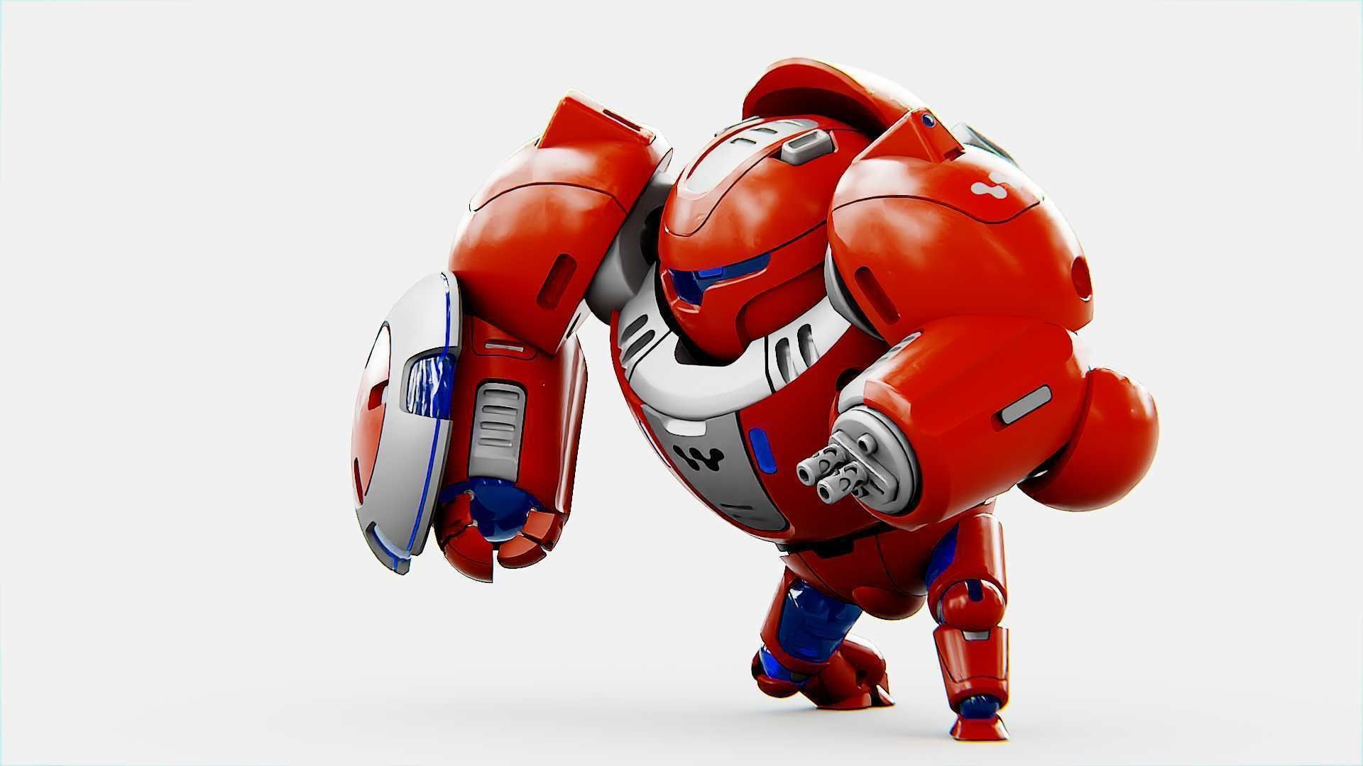 BATTLE DROID OMNIOUS  Rigged for Unreal Engine - Unity - MIXAMO  3D model_5