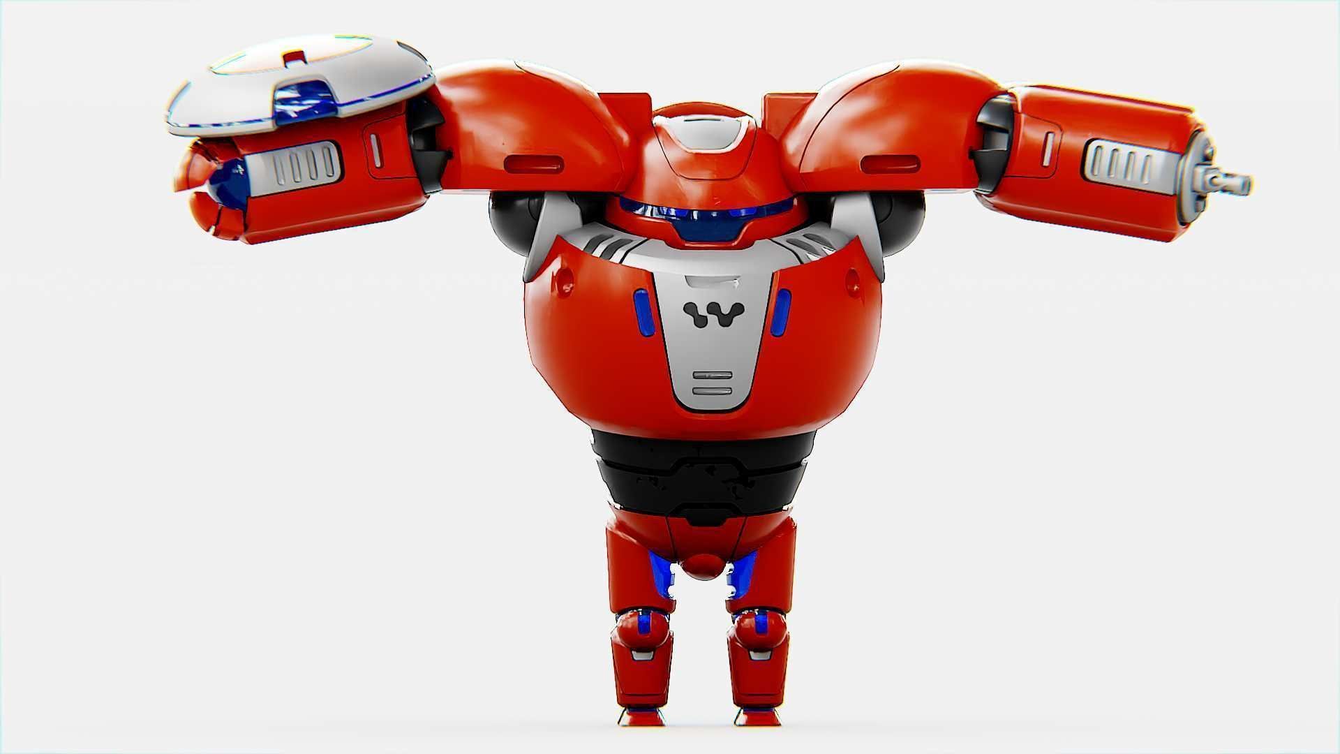 BATTLE DROID OMNIOUS  Rigged for Unreal Engine - Unity - MIXAMO  3D model_23