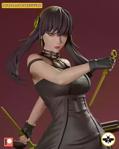 Yor Forger - SpyxFamily - Fan art 3D model