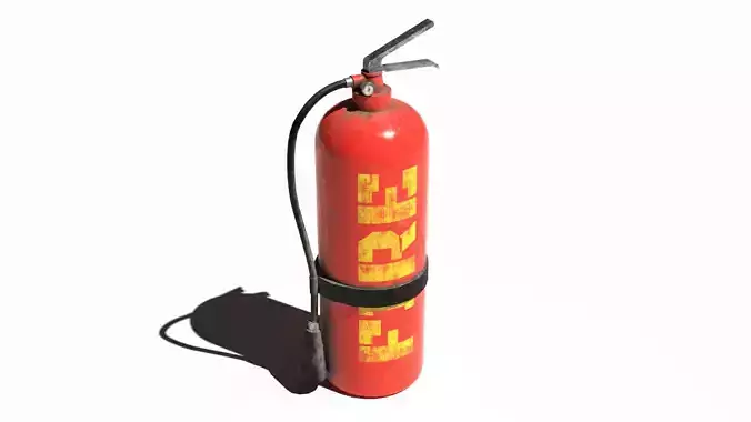 Fire Extinguisher - Aged Realistic