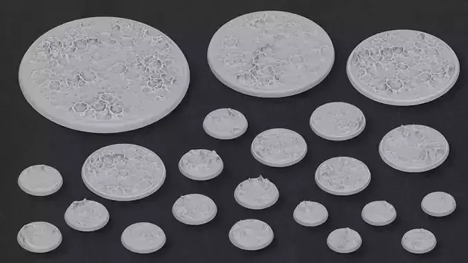  Mini bases craters pack 