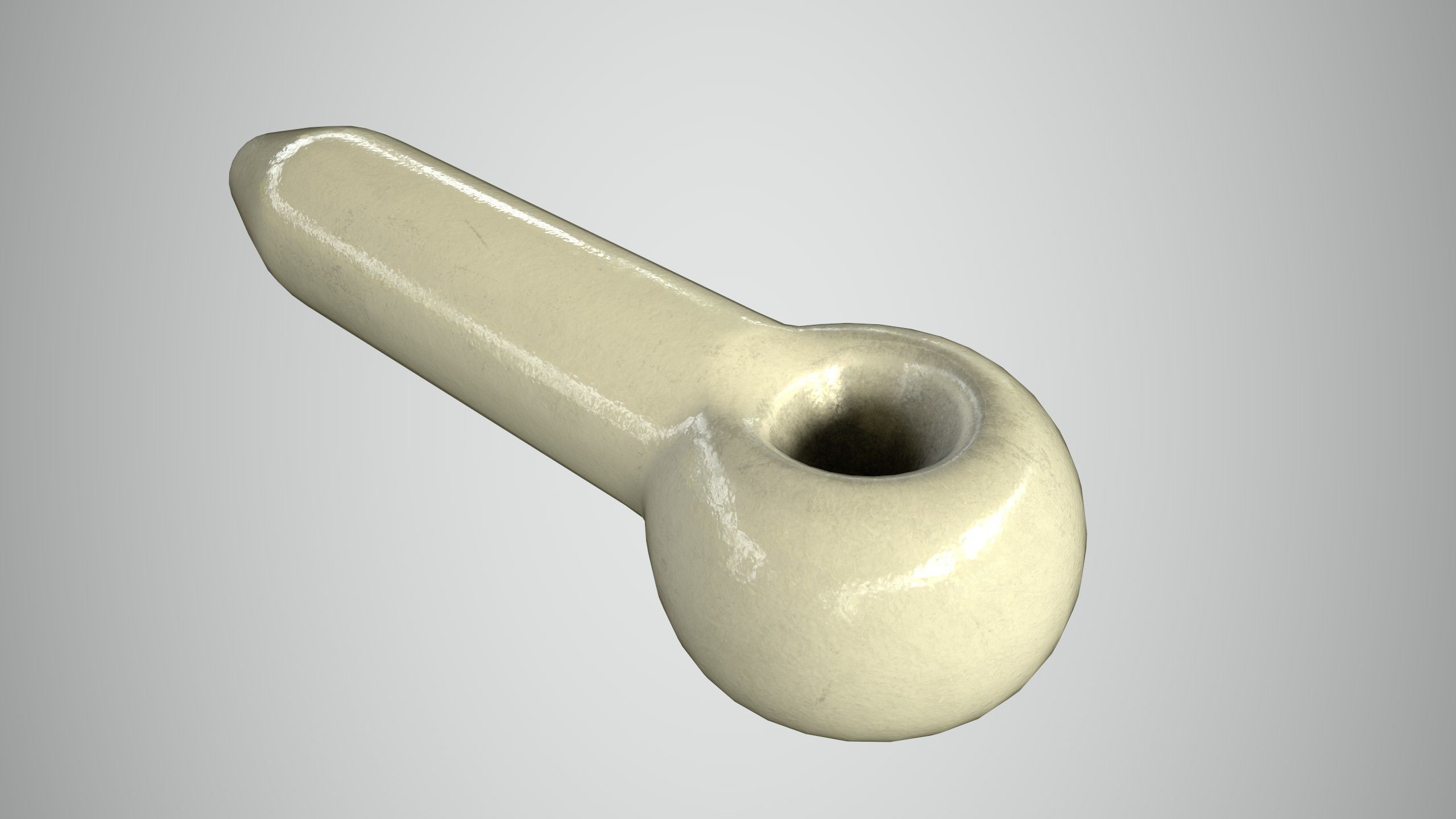 Glass Pipe Low-poly 3D model_12