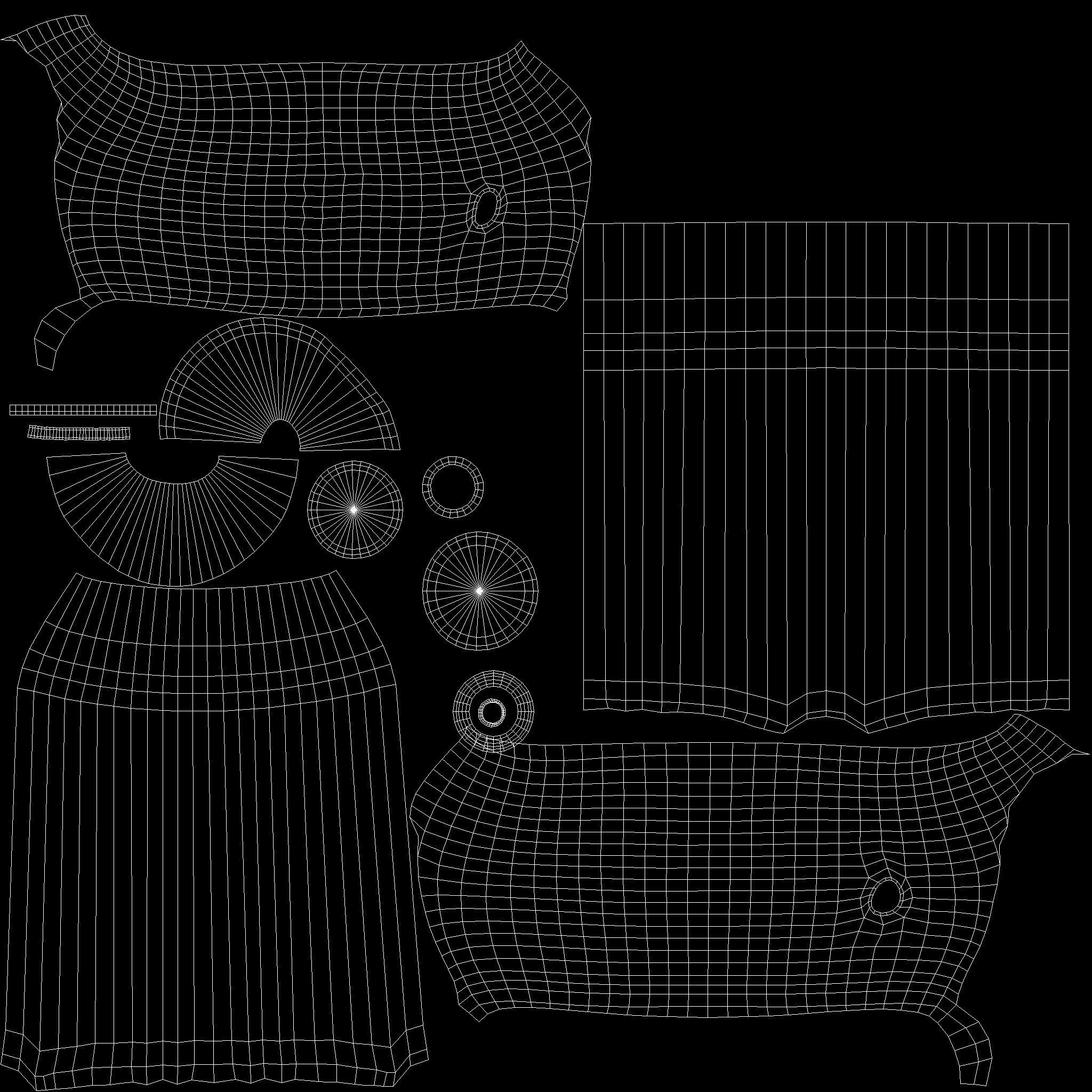 Glass Pipe Low-poly 3D model_26