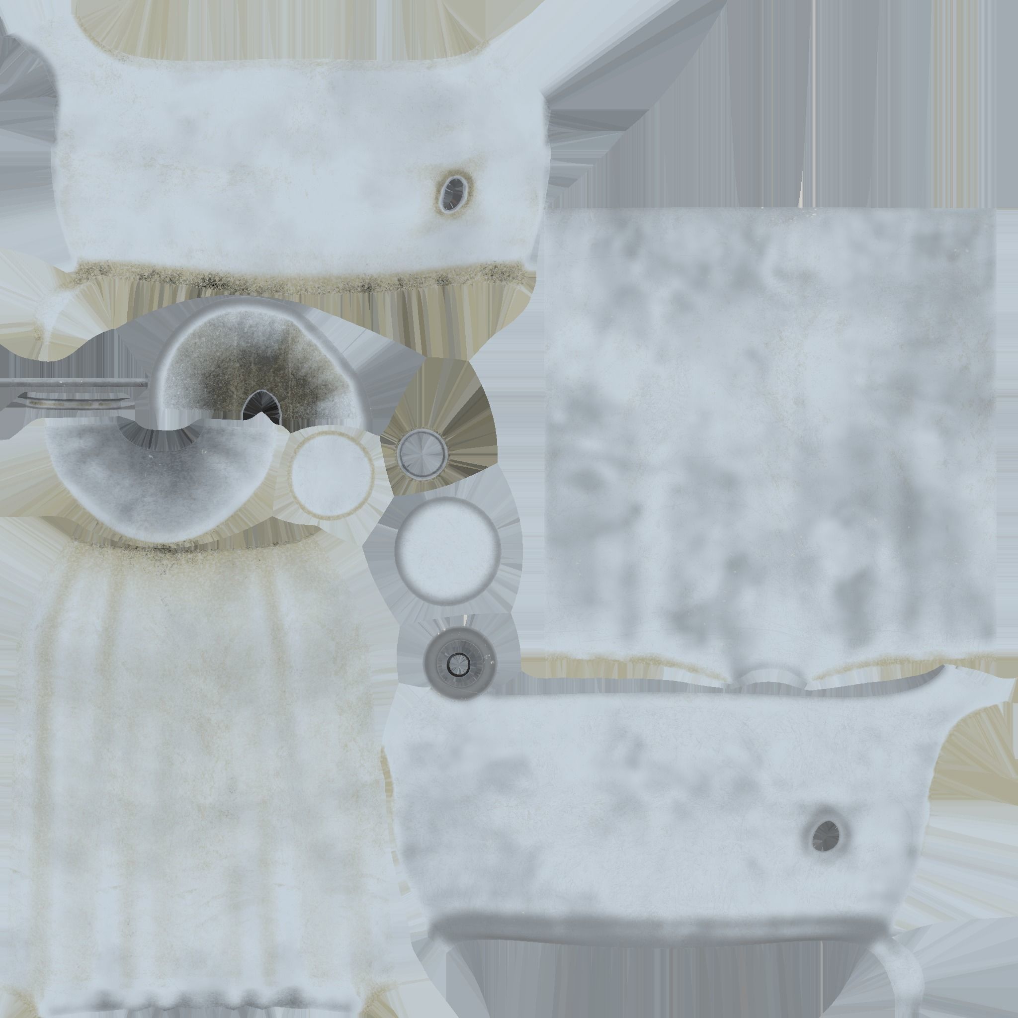 Glass Pipe Low-poly 3D model_27