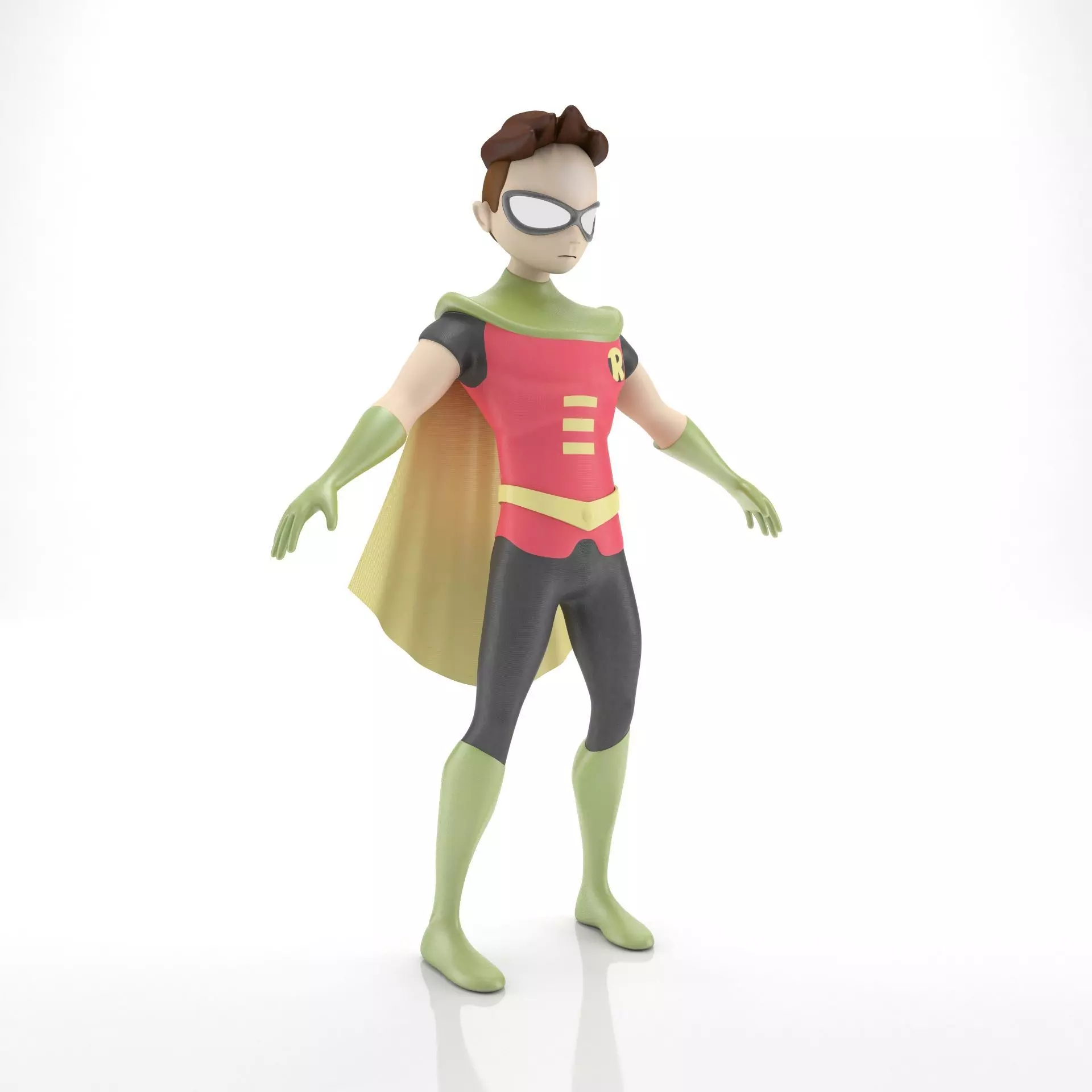 Robin Character Cartoon 3D model