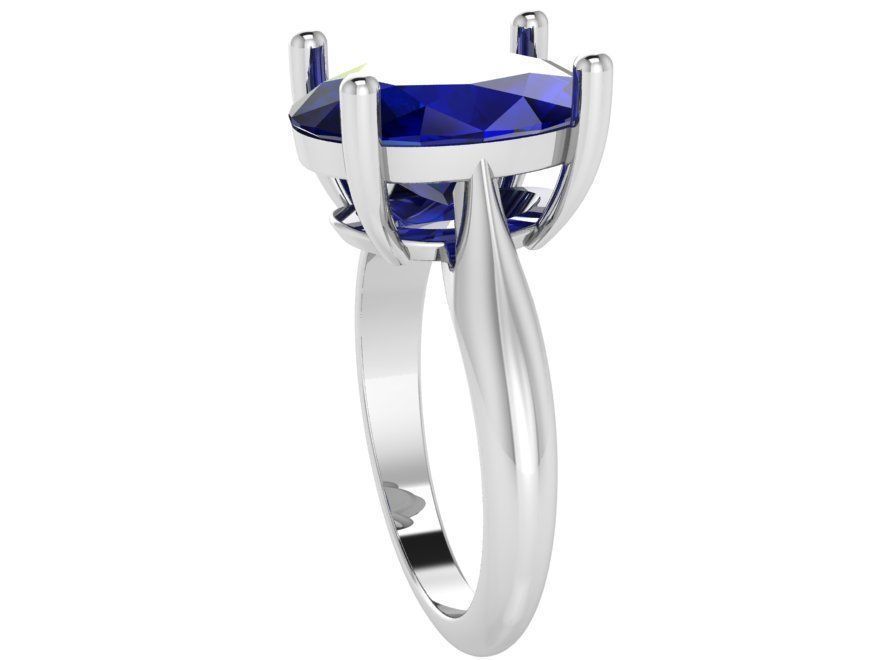 Oval Basket Setting Ring 0566 3D print model_3