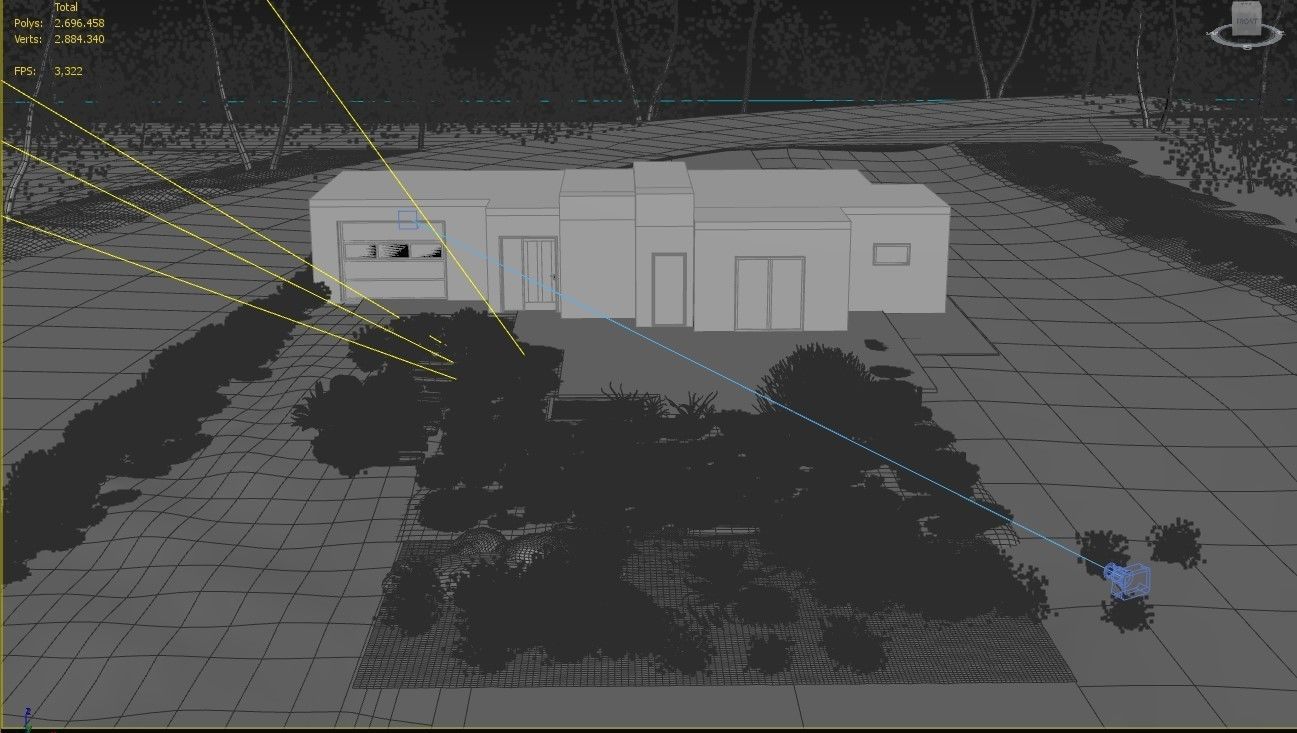 Forest House - villa 3D model 3D model_11