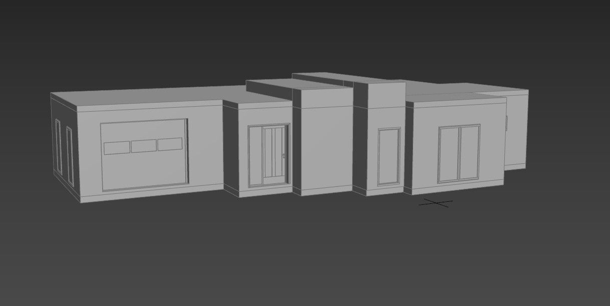 Forest House - villa 3D model 3D model_10