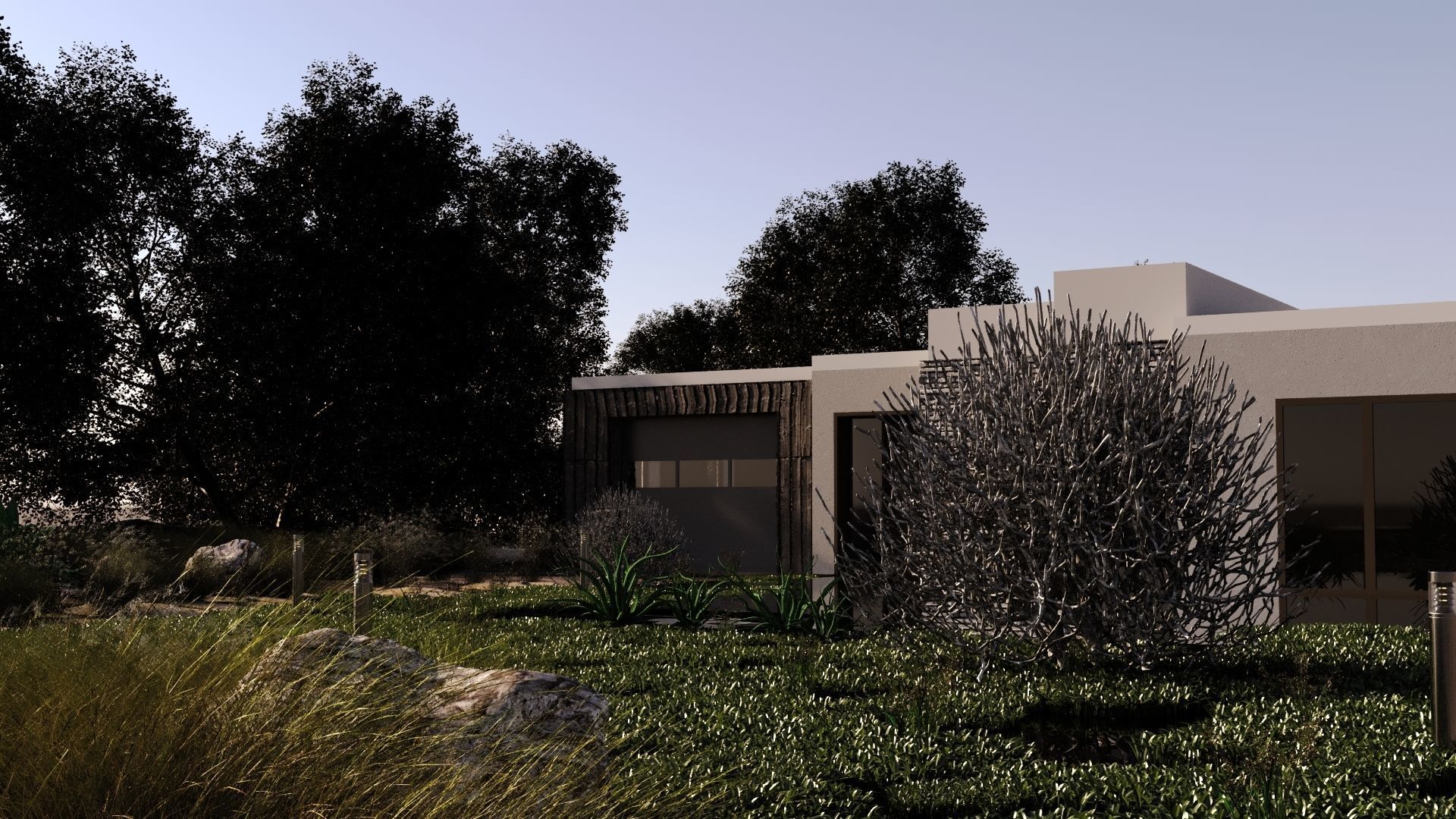 Forest House - villa 3D model 3D model_5