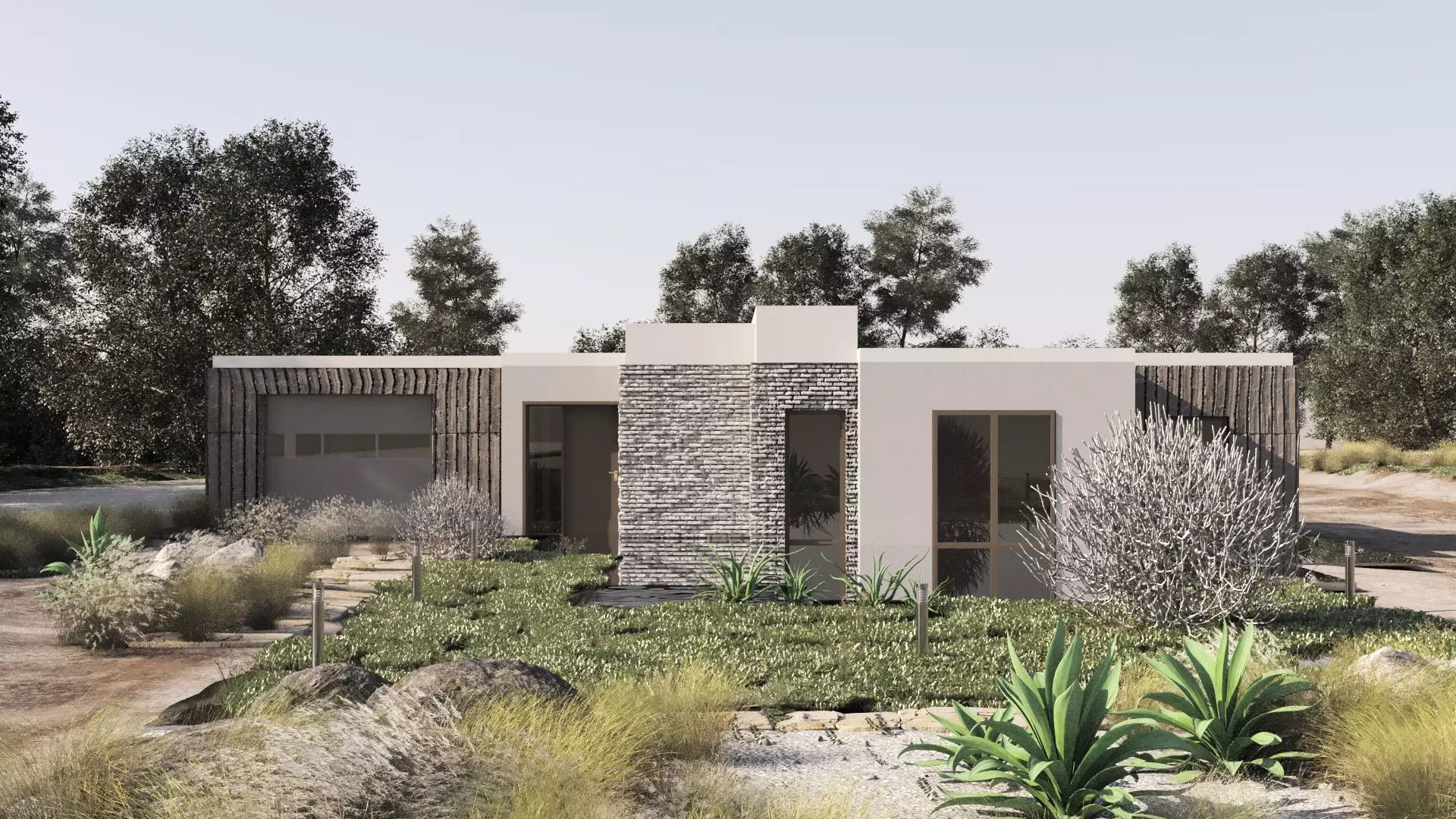 Forest House - villa 3D model 3D model_0