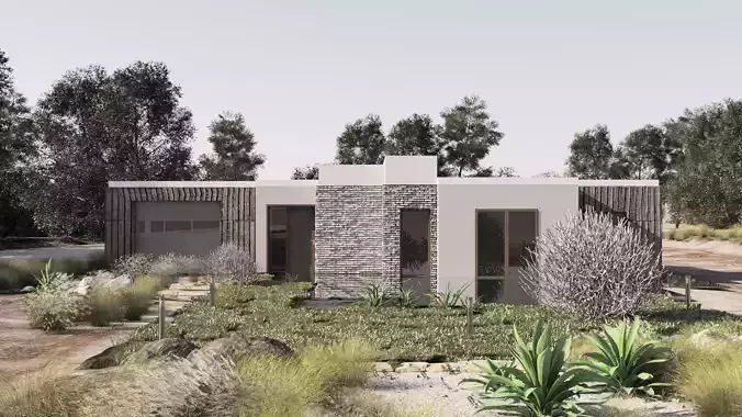 Forest House - villa 3D model