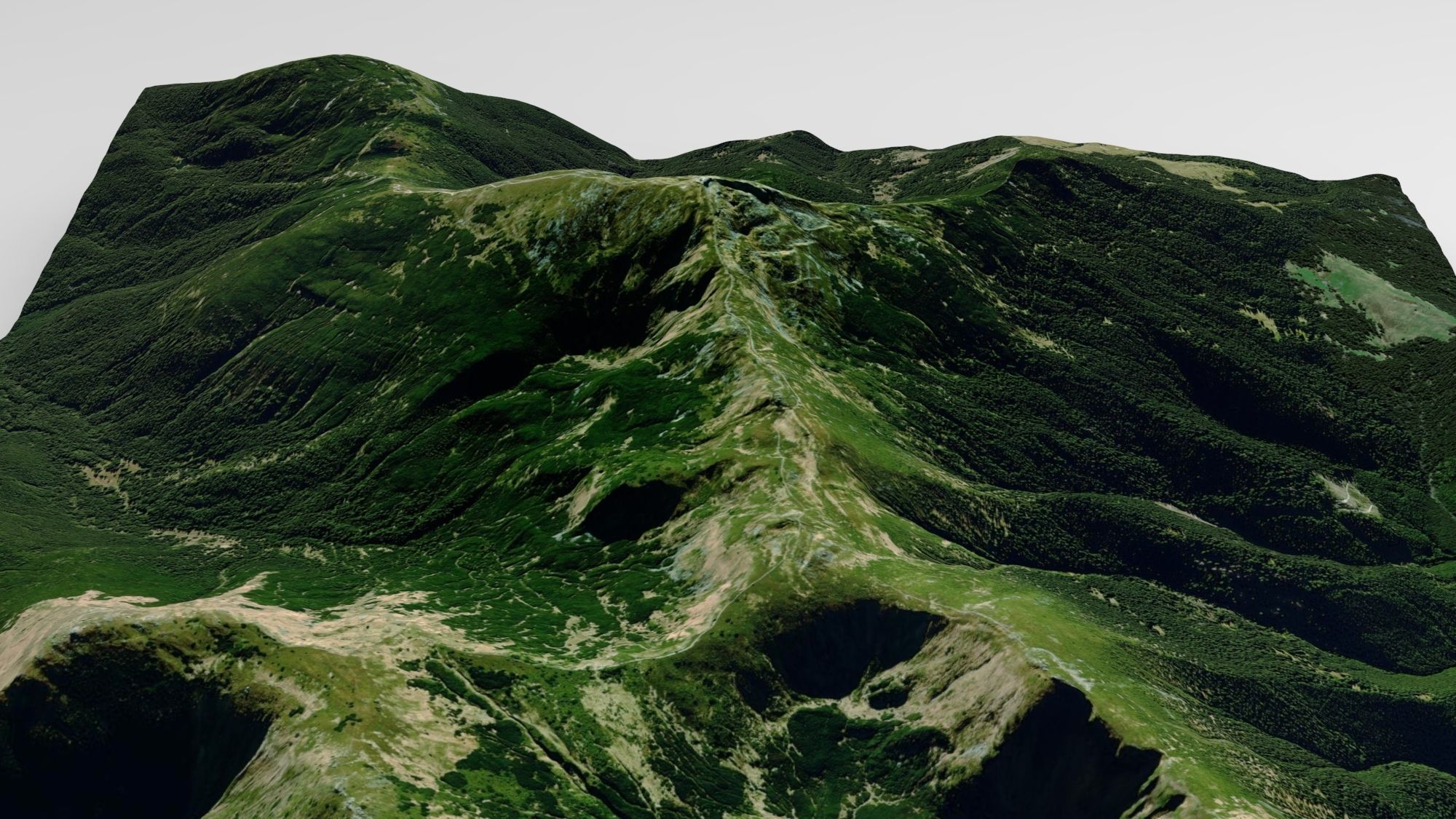 Mountain landscape Pop Ivan Ukraine 3D model_5