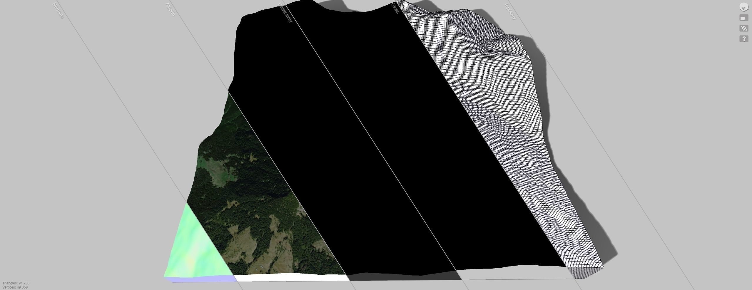 Mountain landscape Pop Ivan Ukraine 3D model_15