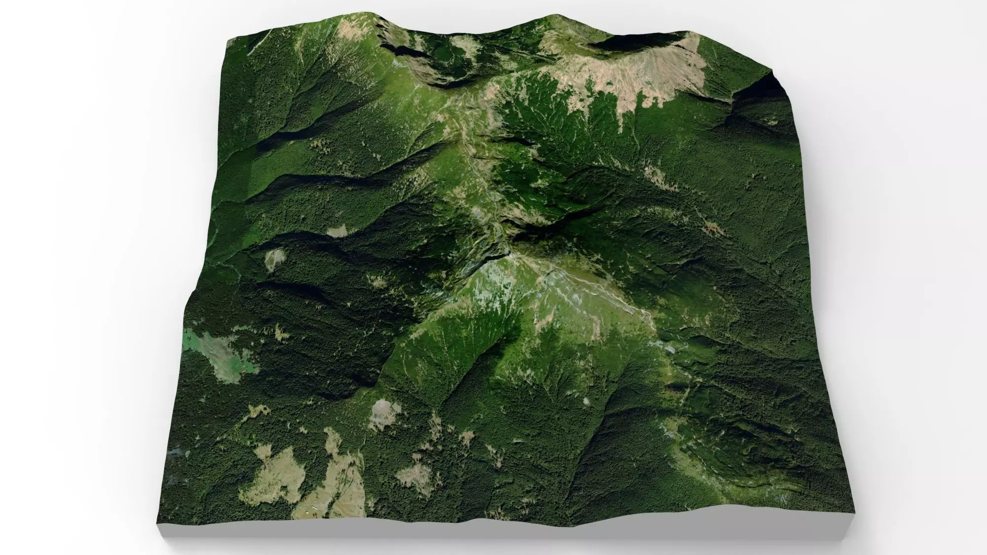 Mountain landscape Pop Ivan Ukraine 3D model_0