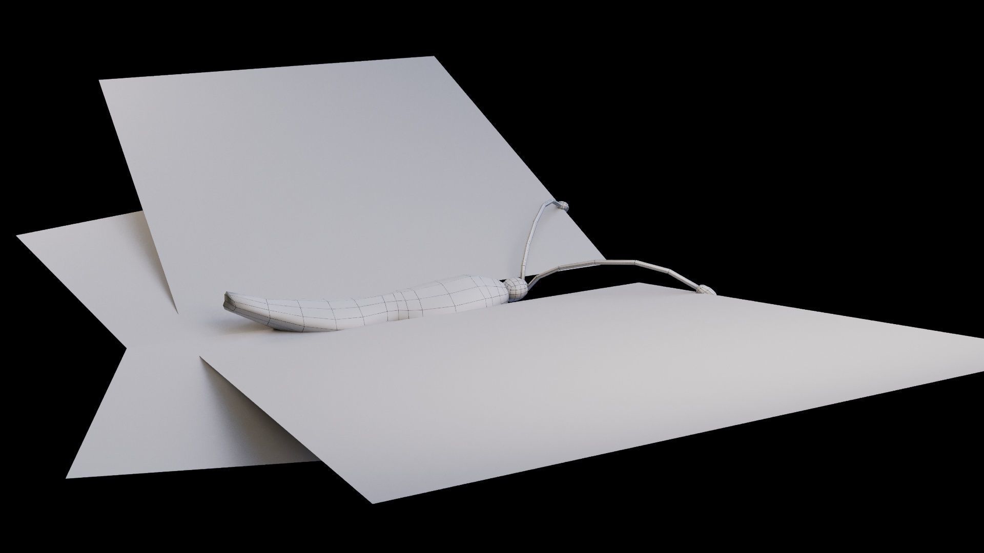 Fantasy Butterfly 01 Low-poly 3D model_7