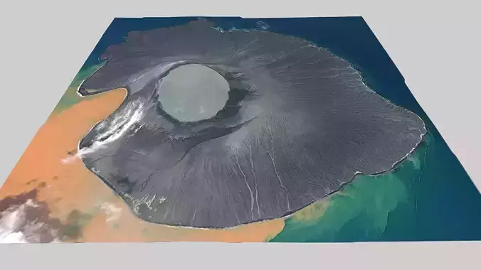 Volcano Krakatoa Indonesia