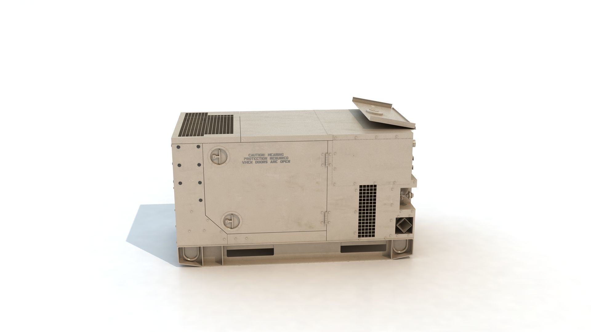Diesel Generator MEP803A 10kW  3D model_1
