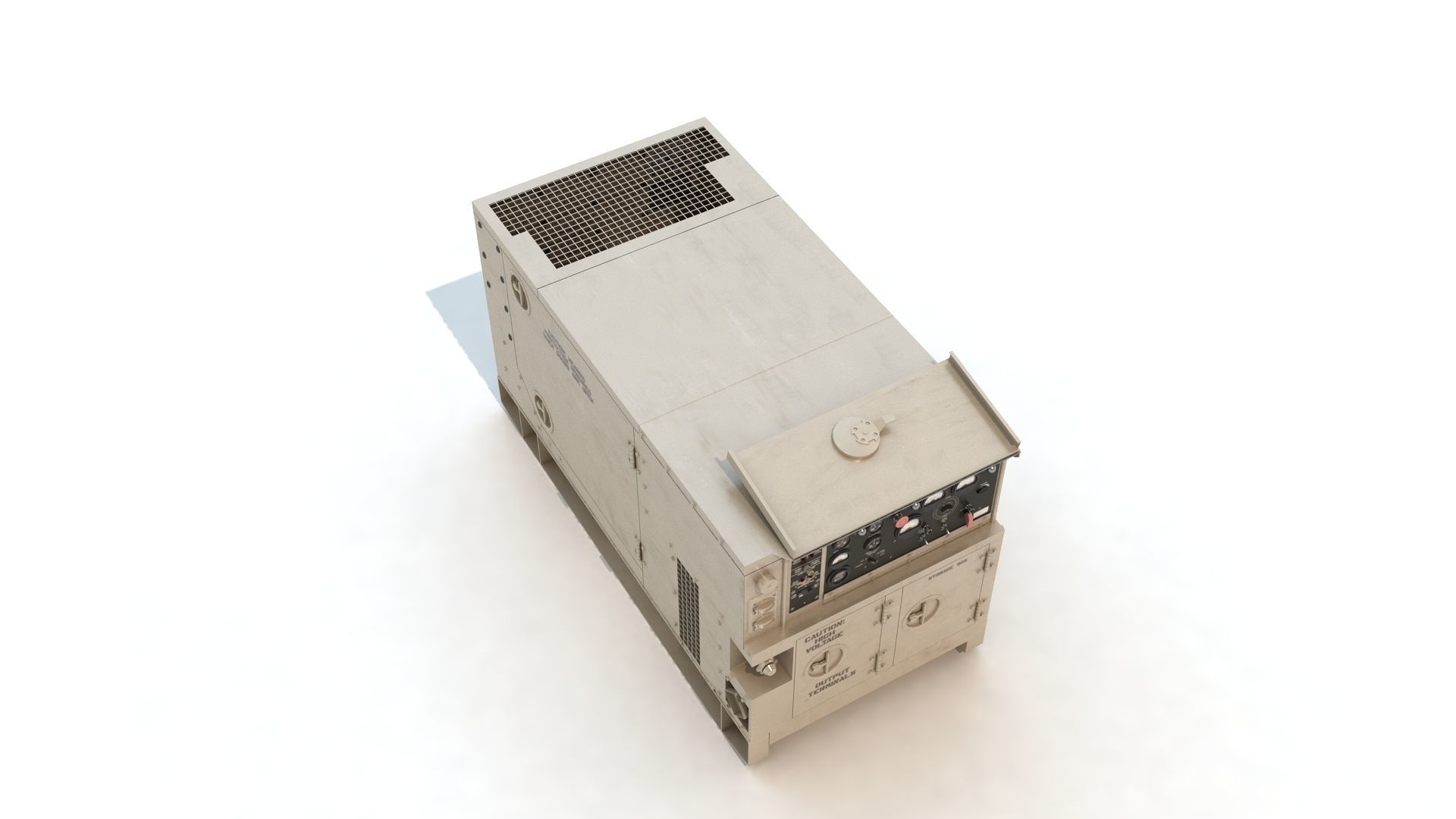 Diesel Generator MEP803A 10kW  3D model_6