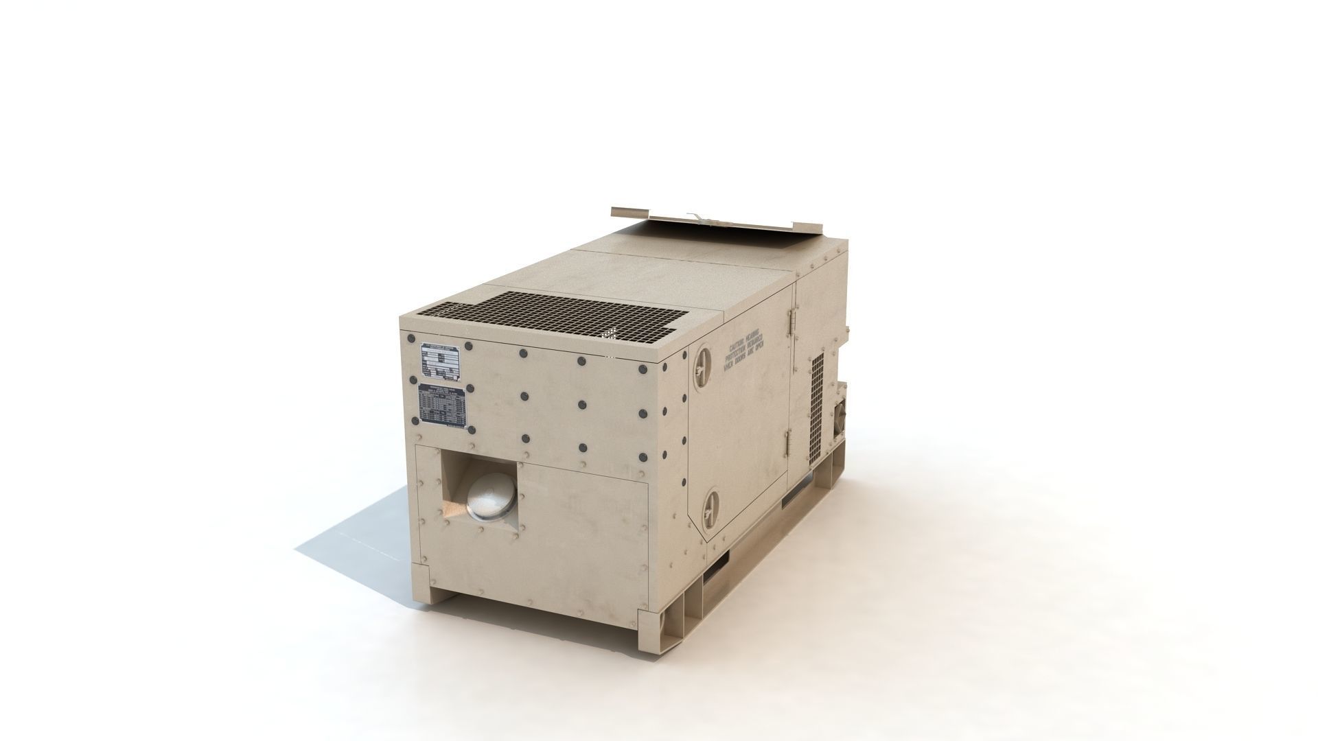 Diesel Generator MEP803A 10kW  3D model_2